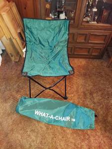 lot 5741 image: What-A-Chair Folding Chair in Bag
