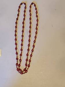 lot 5789 image: Strand of Amber Beads