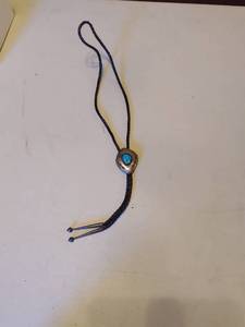 lot 5794 image: Bolo Tie - Marked Sterling, Signed P White