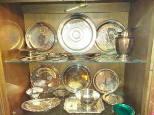 lot 5824 image: Assorted Metalware - Most is Silverplate