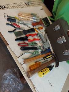 lot 5845 image: Tool Box and contents