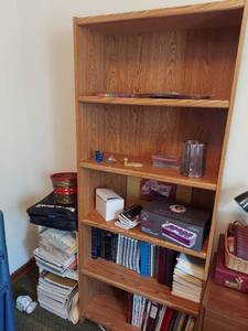 lot 5877 image: Bookshelf and Contents