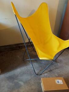 lot 5882 image: Butterfly chair with cover