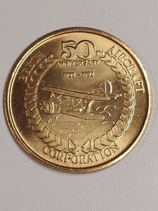 lot 5926 image: Beech Aircraft 50th Anniversary Token
