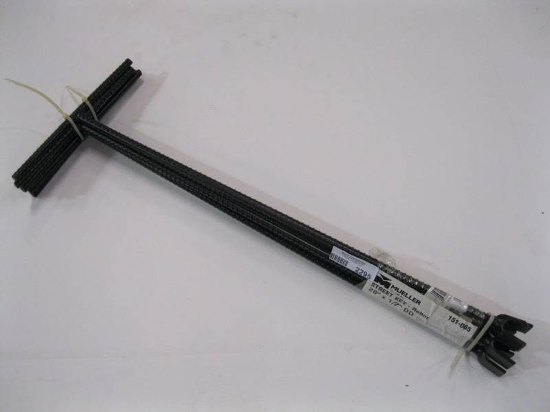 lot 2295 image: Mueller Water Meter Street Key Set of 5