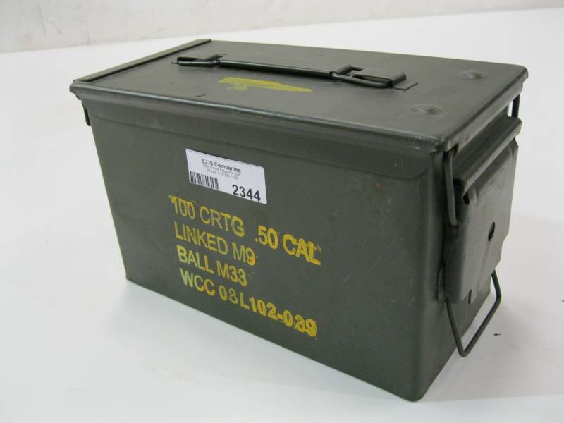 lot 2344 image: Ammo Box .50 Cal
