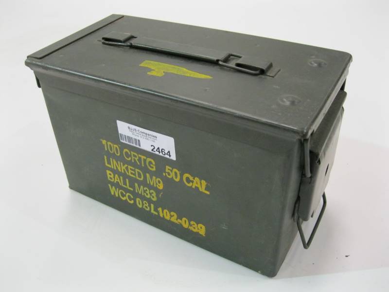lot 2464 image: Ammo Box .50 Cal