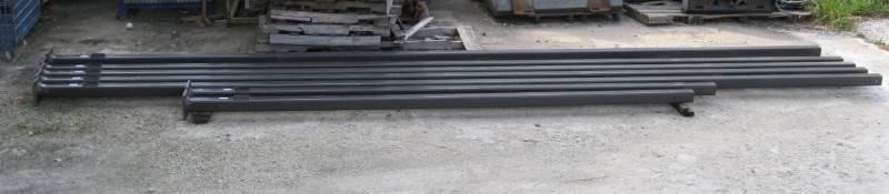lot 2312 image: 25 Light Pole 4x4 Square Tubing 10 Gauge