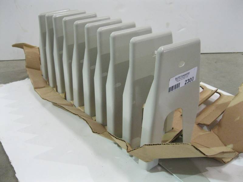 lot 2300 image: Steel Bookends Set of 10