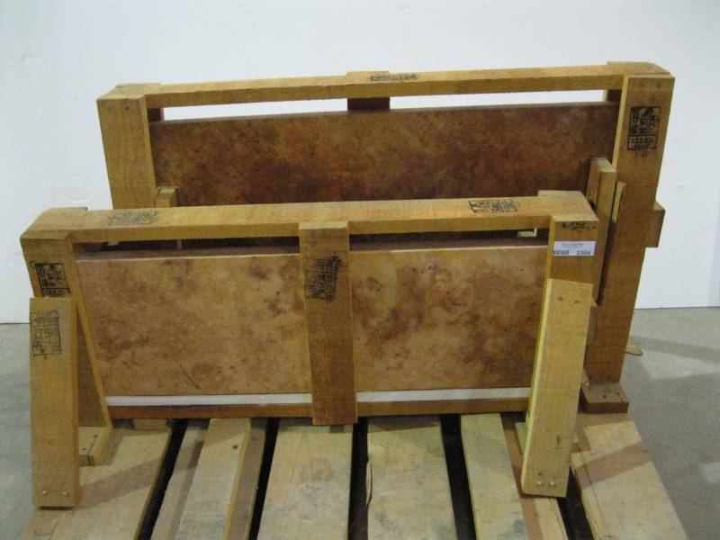 lot 2304 image: Travertine Top Slabs