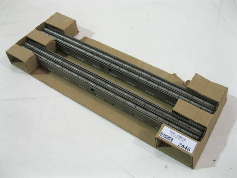 lot 2446 image: Steel Piano Hinge 19-12 x 2 Set of 10