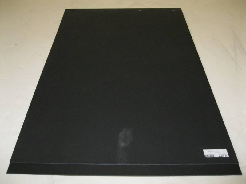 lot 2379 image: Mud Flaps 36 x 24 Smooth Black Set of 2