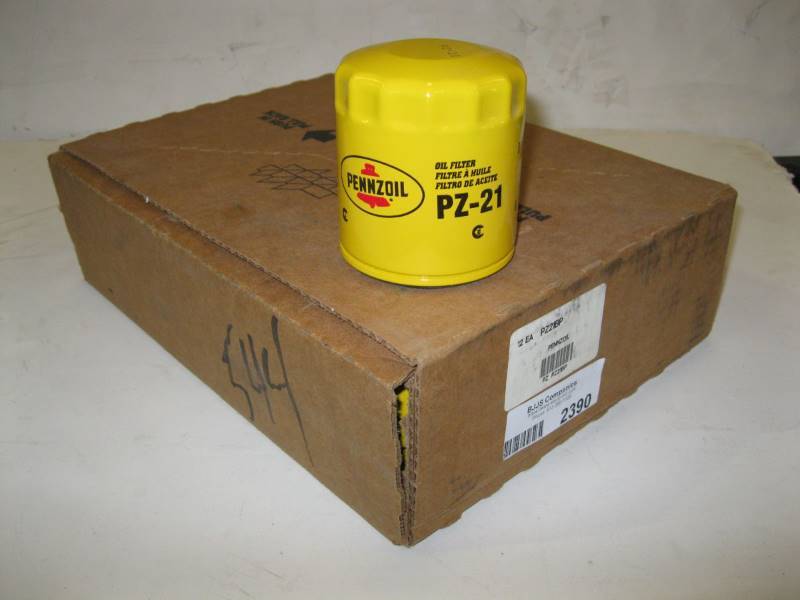 lot 2390 image: Pennzoil PZ-21 Oil Filter Case of 12