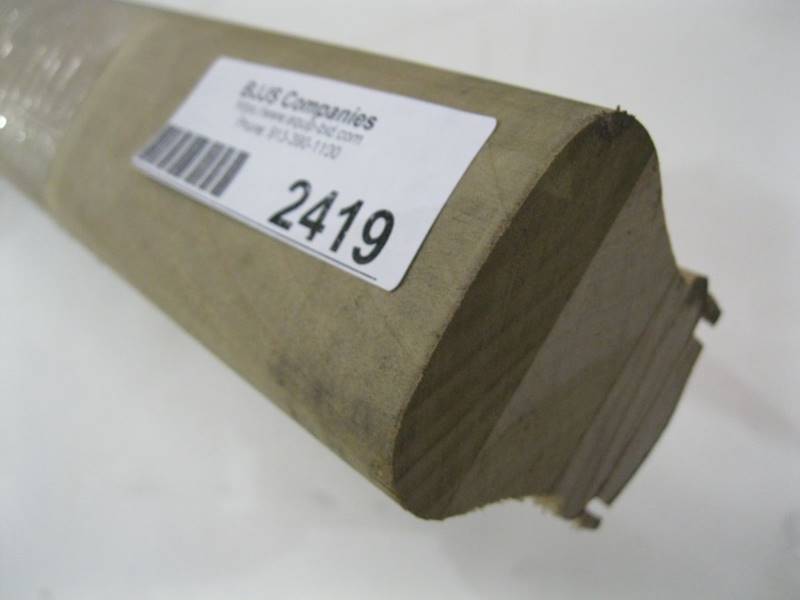 lot 2419 image: Poplar Handrail 6010P with Fillet 8 Unfinished
