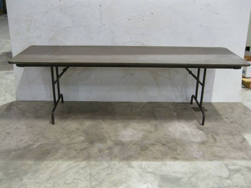lot 2423 image: Folding Table 8 x 30