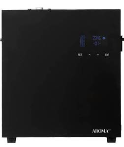 lot 1963 image: $$$ AromaTech AromaPro Essential Oil Diffuser for Aromatherapy Oils, Nebulizing Diffusion System, Heat-Free System for Home or Commercial Use, Covers up to 4,000 Square feet - Sleek Black - Retail $935