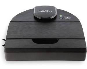 lot 1977 image: $$ Neato D9 Intelligent Robot Vacuum Cleaner - LaserSmart Nav, Smart Mapping, Cleaning Zones, WiFi Connected, 200-min runtime, Powerful Suction, Turbo Clean, Edges, Corners & Pet Hair, XXL Dustbin, Alexa - Retail $449