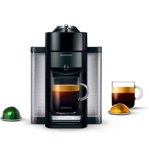 lot 5821 image: Nespresso Vertuo Coffee and Espresso Maker by DeLonghi, Piano Black