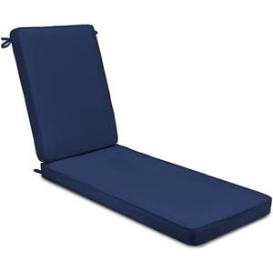 lot 5833 image: AAAAAcessories Outdoor Chaise Lounge Cushions for Patio Furniture Lounge Chairs, Water Resistant Fabric, 72 x 21 x 3 Inch, Navy Blue