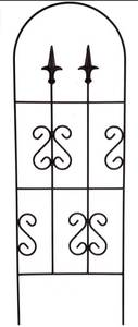 lot 5843 image: Metal Garden Trellis Panel Arch for Climbing Plants, 12 Wide x 36 High
