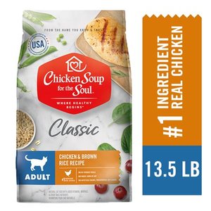 lot 13604 image: Chicken Soup Adult Cat - Chicken & Brown Rice Recipe Cat 13.5lb