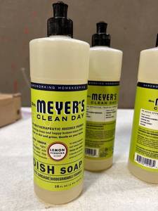 lot 13625 image: Meyers Clean Day Dish Soap Lemon Verbena 16oz - Lot of 3