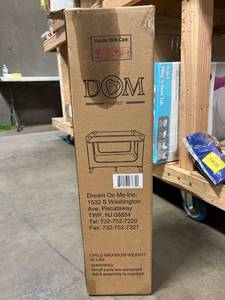 lot 13631 image: Dream On Me Zoom Portable Playard, Dark Gray