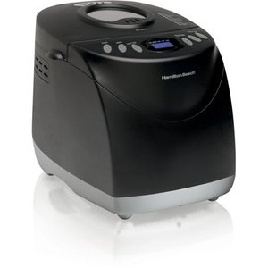 lot 13655 image: Hamilton Beach Bread Maker Machine, Digital, Programmable, 12 Settings  Gluten Free, Dishwasher Safe Pan  Kneading Paddle, 2 lb Capacity, Black (29882)