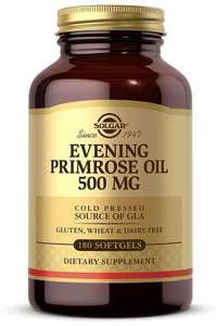 lot 13668 image: Solgar Evening Primrose Oil 500 mg, 180 Softgels - Promotes Healthy Skin & Cardiovascular Health - Nutritional Support for Women - Gluten Free, Dairy Free - 180 Servings