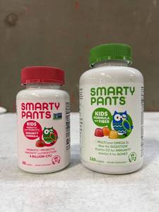 lot 13676 image: Smarty Pants Kids Vitamins - Kids Prebiotic and Probiotic and Kids Formula and Fiber