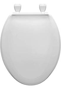 lot 14488 image: Centoco Elongated Plastic Toilet Seat, White, (DSAZAM1600-001) - Lot of 2