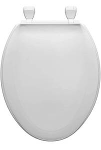 lot 14492 image: Centoco Elongated Plastic Toilet Seat, White, (DSAZAM1600-001) - Home Improvement Lot of 4
