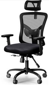 lot 14493 image: Office Chair Ergonomic Office Chair High Back Mesh Computer Chair with Lumbar Support Adjustable Armrest, Backrest and Headrest