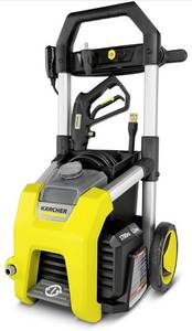 lot 14514 image: Karcher K1700 1700 PSI 1.2 GPM Electric Power Pressure Washer with Turbo, 15°, & Soap Nozzles