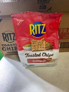 lot 15594 image: RITZ TOASTED CHIPS MULTIGRAIN 1X8.1 OZ Qty 6 bags
