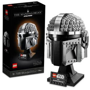 lot 15613 image: LEGO Star Wars The Mandalorian Helmet 75328 Building Kit (584 Pieces)