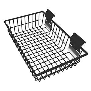 lot 7104 image: 4pk Husky 15 in. Basket for Garage Slat Wall and Track Systems