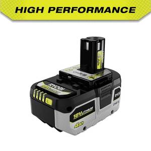lot 7115 image: RYOBI ONE 18V 4.0 Ah Lithium-Ion HIGH PERFORMANCE Battery