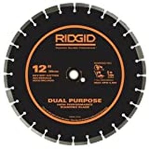 lot 7117 image: 2pk RIDGID 12 in. Dual-Purpose Diamond Blade