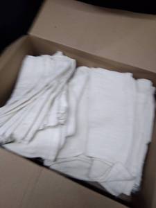 lot 7148 image: White WashclothsDish RagsShop Towels - Mulitpack See Pics