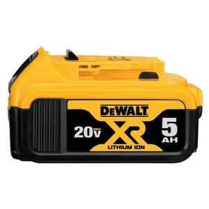 lot 7203 image: DEWALT DCB205 20V MAX XR 5.0Ah Lithium Ion Battery-Pack