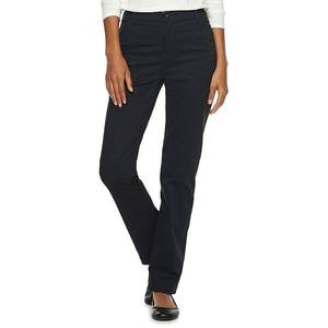 lot 11631 image: Lee 12 Medium Womens Relaxed Fit Straight Leg Pant