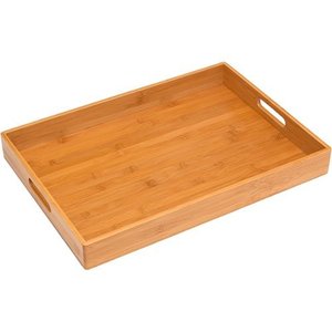 lot 11651 image: Lipper Solid Bamboo Tray - Natural - Natural