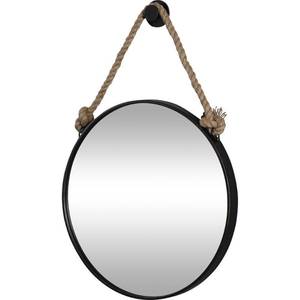 lot 11972 image: FirsTime & Co.� Dockline Round Mirror, American Crafted, Oil Rubbed Bronze, 22 x 2 x 33.5 in, (70146)