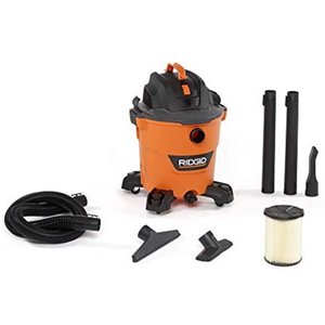 lot 16254 image: RIDGID 12 Gal 5.0-Peak HP NXT WetDry Shop Vacuum wFilter, Hose & Accessories