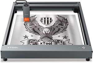lot 7138 image: xTool D1 10W Higher Accuracy Laser Engraver, 60W DIY Laser Cutter and Engraver Machine, 10W Laser Engraving Machine Support LightBurn, Robust Design Laser Engraver for Wood and Metal (17x15.98)