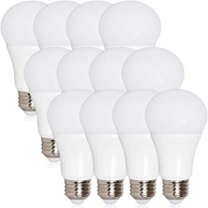 lot 7204 image: 100 Pack - Led Replacement A-19 Bulb 60w Non-dimmable 2700k 750 Lumens 701143
