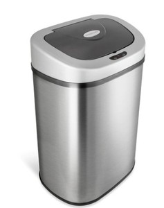 lot 11991 image: Ninestars Motion Sensor Trashcan 21.1 Gal. (2 H)