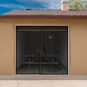 lot 11995 image: Magnetic Garage Door Screen For One Car Garage
