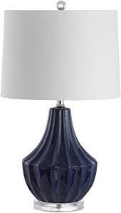 lot 7147 image: Jonathan Y Table Lamp with White Shade